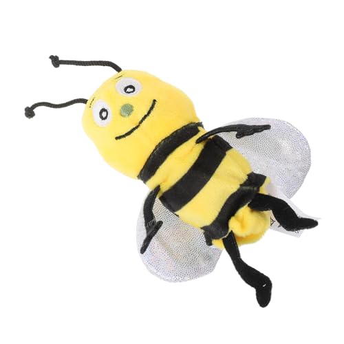 FELTECHELECTR Schmetterling Tierhandpuppe Brief Bienen Honigtopf Spielzeug Kuscheltiere Für Kinderspielzeug Spielzeug Ausgestopfte Biene Handpuppe Handpuppe Für Frühe Bildung Bienenspielzeug Pp von FELTECHELECTR