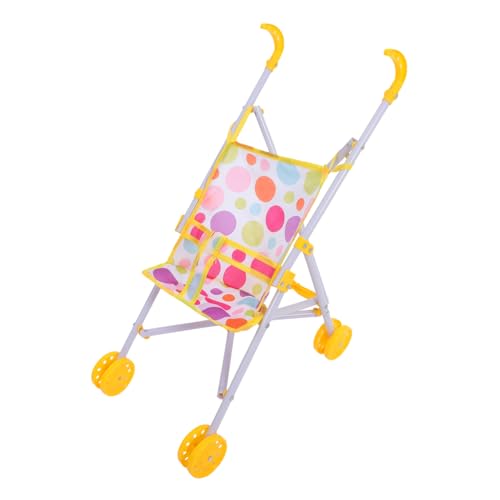 FELTECHELECTR Puppenwagen Für ädchen Simulation Kinderwagen Für Puppen Ideal Für Rollenspiele Und Kreative Aktivitäten Perfekt Für Partys Und CS7878S Plastik von FELTECHELECTR