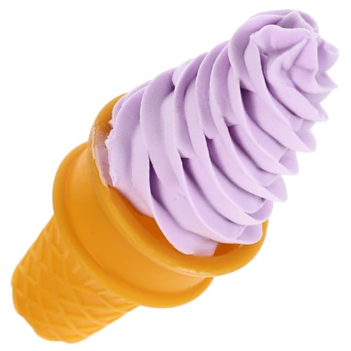 FELTECHELECTR Simulations- bastelzeug Toys spielzeuge Küchenutensilien spielsachen Simulation Eiscreme-Requisite Dessert-Display, gefälschtes Tischspielzeug für Kinder PVC Lavender von FELTECHELECTR