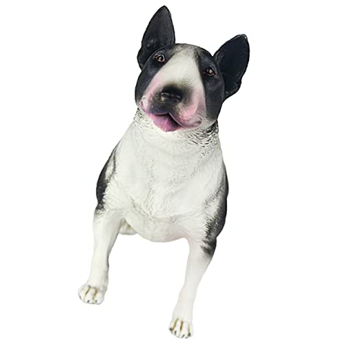 FELTECHELECTR Bull Terrier Hund Modell Realistisches Hundedekor Für Schreibtisch Und Kinderzimmer Ideales Für Hundeliebhaber Und Als Für von FELTECHELECTR