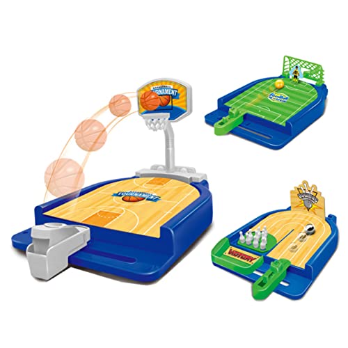 FELTECHELECTR Tisch Fingerspiel Desktop-Spiele Mini-tischspielzeug Miniatur-Spiel Tischspiele Fingertischspiel Minispiele Fingerspielzeug Blue von FELTECHELECTR