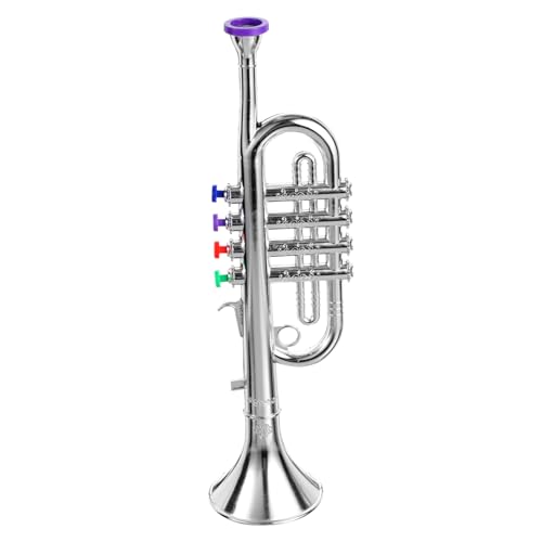 FELTECHELECTR Trompete Leichtes Musikinstrument mit Klarem Klang Buntes Sicheres Lernspielzeug für Anfänger für Vorschulkinder und Musikförderung Tragbar und Spaßig für Zuhause und Party FELTECHELECTR Trompete Leichtes Musikinstrument mit Klarem Klang Buntes Sicheres Lernspielzeug für Anfänger für Vorschulkinder und Musikförderung Tragbar und Spaßig für Zuhause und Party von FELTECHELECTR