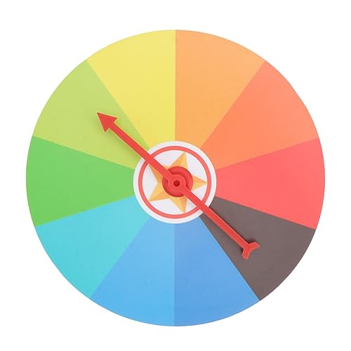 FELTECHELECTR Wandmontiertes Drehbares Kompaktes Preisrad für Karneval Party und Schulaktivitäten Langlebiges mit Farbigen Feldern für Gewinnspiele und DIY Einsatz FELTECHELECTR Wandmontiertes Drehbares Kompaktes Preisrad für Karneval Party und Schulaktivitäten Langlebiges mit Farbigen Feldern für Gewinnspiele und DIY Einsatz von FELTECHELECTR