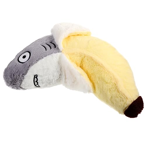 FELTECHELECTR gefülltes Hai- Decorations for Living Room fotozubehör tischdeko esstisch Shark Plush Pillow Geschenkoption Plüsch-Bananenpuppe Plüschtier in Haiform PP Baumwolle von FELTECHELECTR