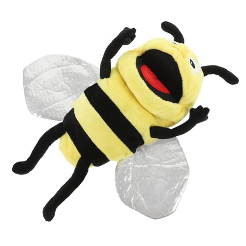 FELTECHELECTR üsch Cartoon Bienen Handpuppe Interaktive Rollenspielpuppe Aus Weichem Material Ideal Für Zur Von Kreativität Und Fantasie Im Spiel Ca von FELTECHELECTR