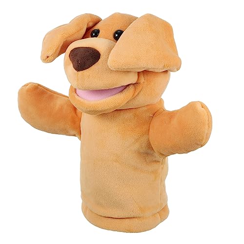 FELTECHELECTR üschtier Hund Handpuppe Für Kinder Kuscheliges Stofftier Spielzeug Ideal Für Interaktive Spiele Und Puppentheater Perfekt Für Kleine Tierliebhaber von FELTECHELECTR