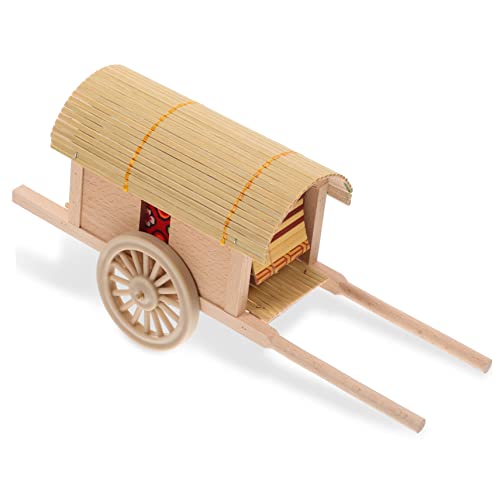 FELTECHELECTR Wagen Modell Mini-kutschenhandwerk Falsche Kutsche Wassertischspielzeug Miniatur-kutschenmodell Kutsche Figur Gefälligkeiten Für Geburtstagsfeiern Gefälschtes Modell Buche von FELTECHELECTR