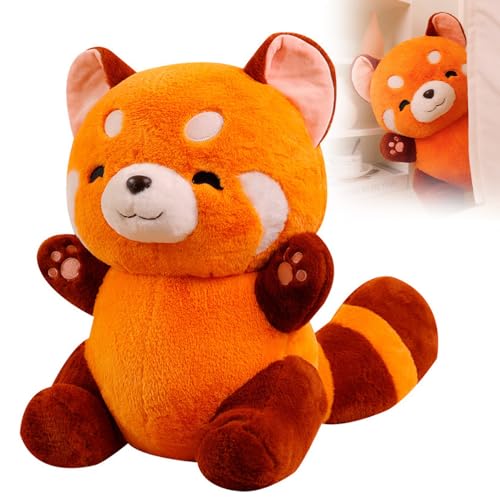 FENGQ Roter Panda Kuscheltier, 23cm Red Panda Plush, Kawaii Panda Plüschtier, Flauschiger Kuscheltier Roter Panda, Kuscheliger Panda Plüsch, Stuffed Animals Geschenk Für Junge Mädchen Geburtstag von FENGQ