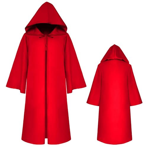 FEOYA Halloween Umhang mit Kapuze Herren Hoodies Robe Cosplay Cape Karneval Kostüm Vampir S von FEOYA