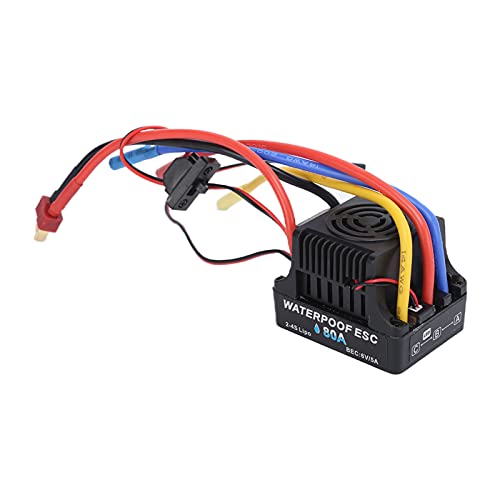 FEYV RC Brushless ESC, wasserdichter wärmeableitender Hochfrequenzantriebs-Geschwindigkeitsregler für 1/8RC-Auto von FEYV