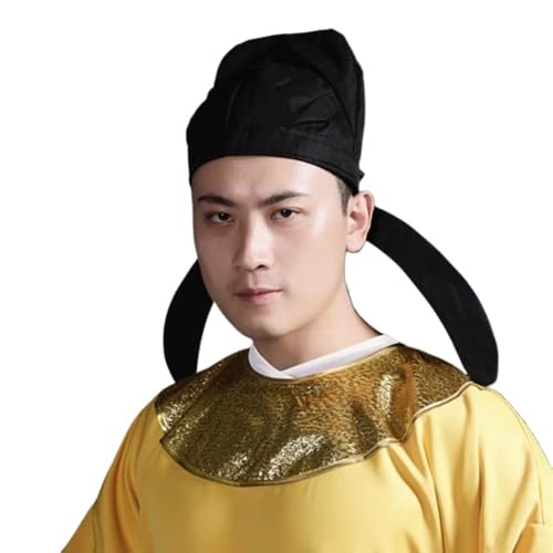 FFENFRYOU Ancient Hanfu Crown Hat,Cosplay Kopf tragen Retro Hanfu-Hut for Männer und Erwachsene, traditioneller chinesischer Kopfschmuck, Hanfu-Mingzhi-Kopfschmuck von FFENFRYOU