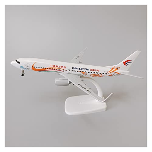 Flugzeugmodelle, 20 cm, passend für Eastern Airlines Boeing 737 B737 Flugzeugmodell, eigenständiges Air Force One, flache Miniatur-Ornamente von FFFSDQAAAAGTTY