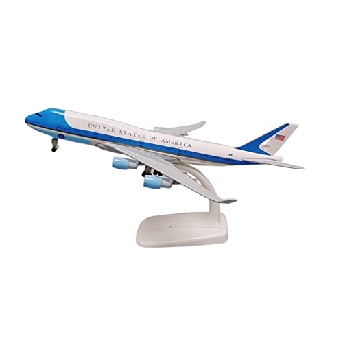 Flugzeugmodelle für Air Force One Aviation 747 B747-400 Airways Modellflugzeug Miniaturen Baukollektion flache Ornamente (Color : B) von FFFSDQAAAAGTTY