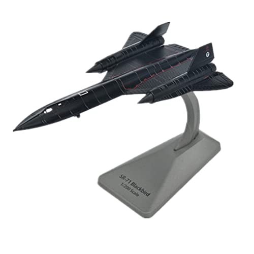 Flugzeugmodelle für U.S. Air Force SR-71 Blackbird Reconnaissance Aircraft Alloy Model SR71 1:200 Flugzeugmodell Flache Ornamente von FFFSDQAAAAGTTY