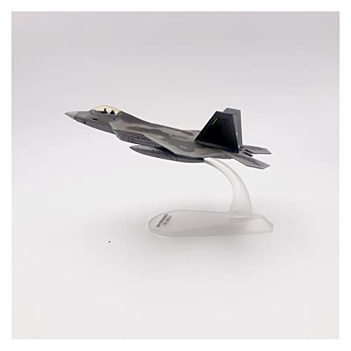 Flugzeugmodelle für US Army F22 Raptor Stealth Fighter F-22 Militärflugzeug Modell 1/100 Maßstab Legierung Flache Ornamente von FFFSDQAAAAGTTY