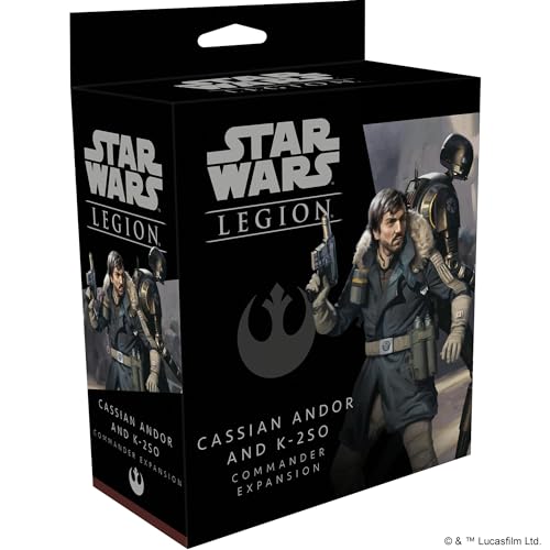 Atomic Mass Games , Cassian Andor and K-2SO Commander Expansion: Star Wars Legion, Miniatures Game, Ages 14+, 2 Players, 120-180 Minutes Playing Time von Atomic Mass Games