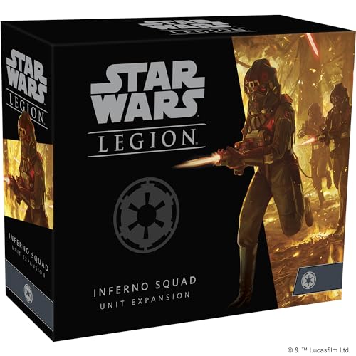 Atomic Mass Games, Star Wars Legion: Galactic Empire Expansions: Inferno Squad Unit, Unit Expansion, Miniatures Game, Ages 14+, 2 Players, 90 Minutes Playing Time von Atomic Mass Games