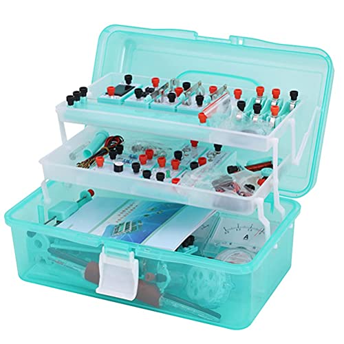 FGDIUCVN Lernschaltkreis-Kit für Physiklabor, Starter-Kit zum Lernen elektrischer Schaltkreise, Lernkits für Experimente, Experimentierset für Elektrizität, für Kinder, Mittel- un von FGDIUCVN