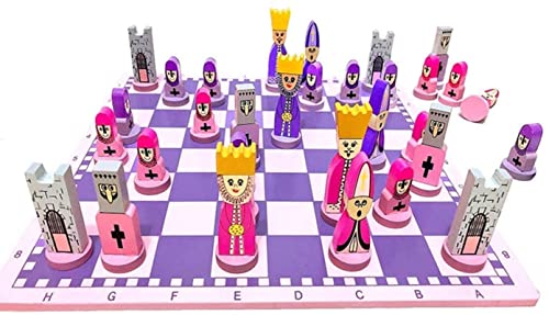 Puzzle-Schachspiel, Kinderschachpuppe, Schachfigur, Schachspiel, Geburtstagsgeschenk, klassisches internationales Schachgeschenk für Schachliebhaber/Anfänger für Kinder u von FGDIUCVN