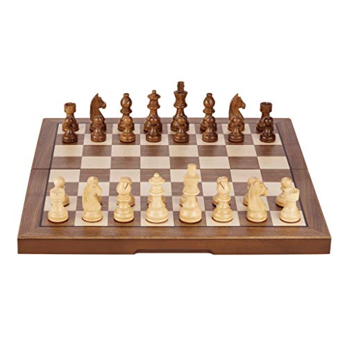 Schachspiel, klassisches Schachset, Brettspielset mit Schachbrett und Schachfiguren aus Holz für Erwachsene und Kinder, 15,7 Zoll Wettkampf-/Lernversion, internationales von FGDIUCVN