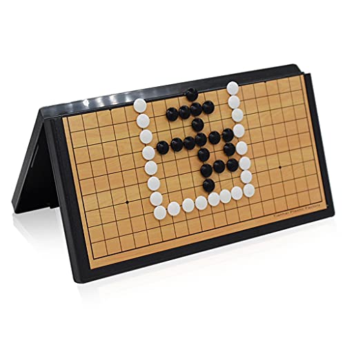 Tragbare Schachspiele, magnetisches Reiseschachspiel, Schach, Plastikschachspiel, 11,4 x 11,4 Zoll, Schachspiel mit klappbarem Schachbrett und Schachfiguren, Schachbrett von FGDIUCVN