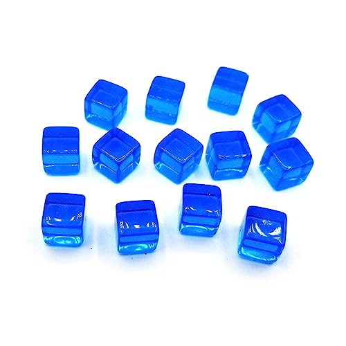 200 Teile/Satz Klar 8mm Acryl Würfel Spiel Requisiten Pädagogisches Spielzeug Für Kinder Bunte Quadratische Ecke Cube Würfel Sets von FGDTREE