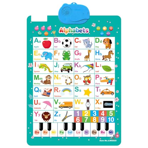 Kinder Interaktive Bildungsmark Charts Spricht Wall Chart Spielzeug Für Kleinkind Early Learning Water Resistant and Safe Use von FGDTREE