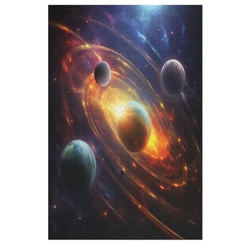 Planet Holzpuzzle 1000 Teile,Puzzles Für Erwachsene, Impossible Puzzle, Kinder Legespiel 78×53cm Planet Holzpuzzle 1000 Teile,Puzzles Für Erwachsene, Impossible Puzzle, Kinder Legespiel 78×53cm von FGHJHGG