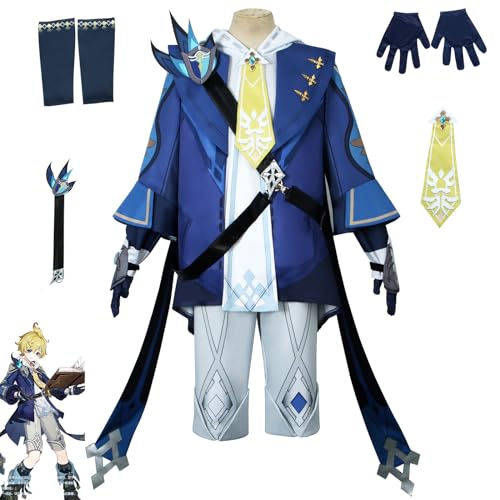 FHILECV Cosplay-Kostüm, Anime, Genshin Impact Klee Venti Hutao, alle Rollen, Cosplay-Uniform-Set, Halloween-Party-Outfit (XXL, Mika Schmidt) von FHILECV