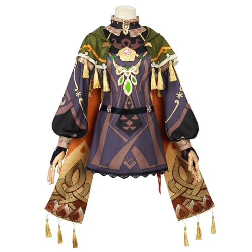 FHILECV Cosplay-Kostüm, Anime Genshin Impact Klee Venti Hutao, alle Rollen, Cosplay-Uniform-Set, Halloween-Party-Outfit (M, Collei) von FHILECV