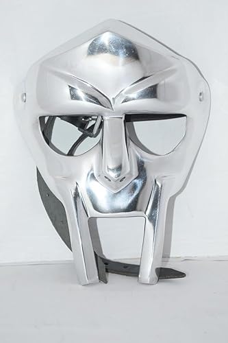 FICUS GIFT Halloween Mittelalter Gladiator Kostüm Maske Aluminium Erwachsene Custom Crafted MF Doom Handmade Halloween und Weihnachten Party von FICUS GIFT