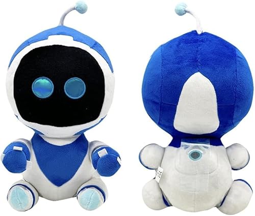 FIENZA Astro Bot Plüschspielfigur Plüsch,30cm Cartoon Spielfigur Roboter Plüschspielzeug Astro-Anime-Kissen Für Halloween, Weihnachten, Geburtstag, Heimdekoration Für Kinder und Erwachsene von FIENZA