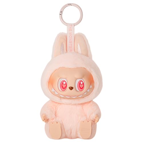 FIENZA Labubu Popmart Plush Doll Keychain Labubu Monster Keychain Kuscheltier 6.7 In Macarons Vinyl Face Halloween Kuscheltier Sammler Kunstspielzeug Spielzeug Figuren Geschenk (B) von FIENZA