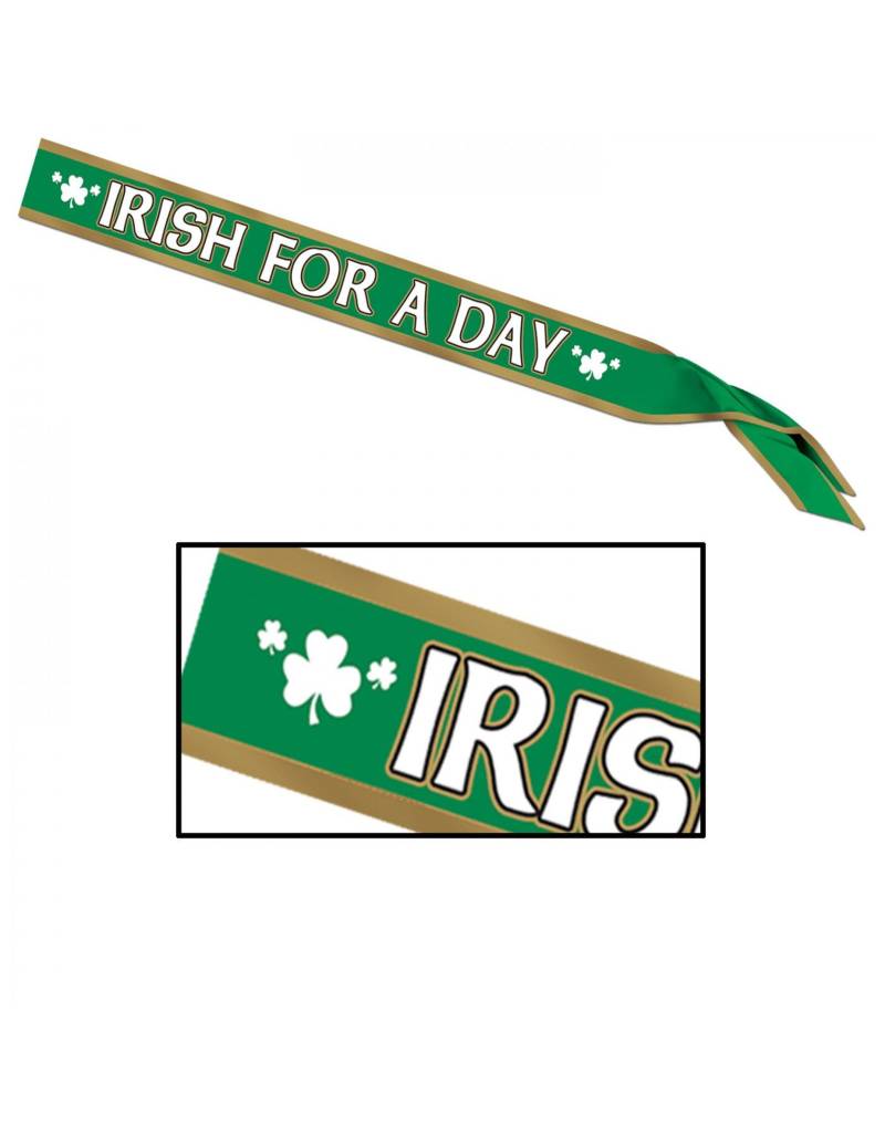 Shärpe Irish for a day St.-Patrick's-Day-Accessoire grün von 360 DEGREES