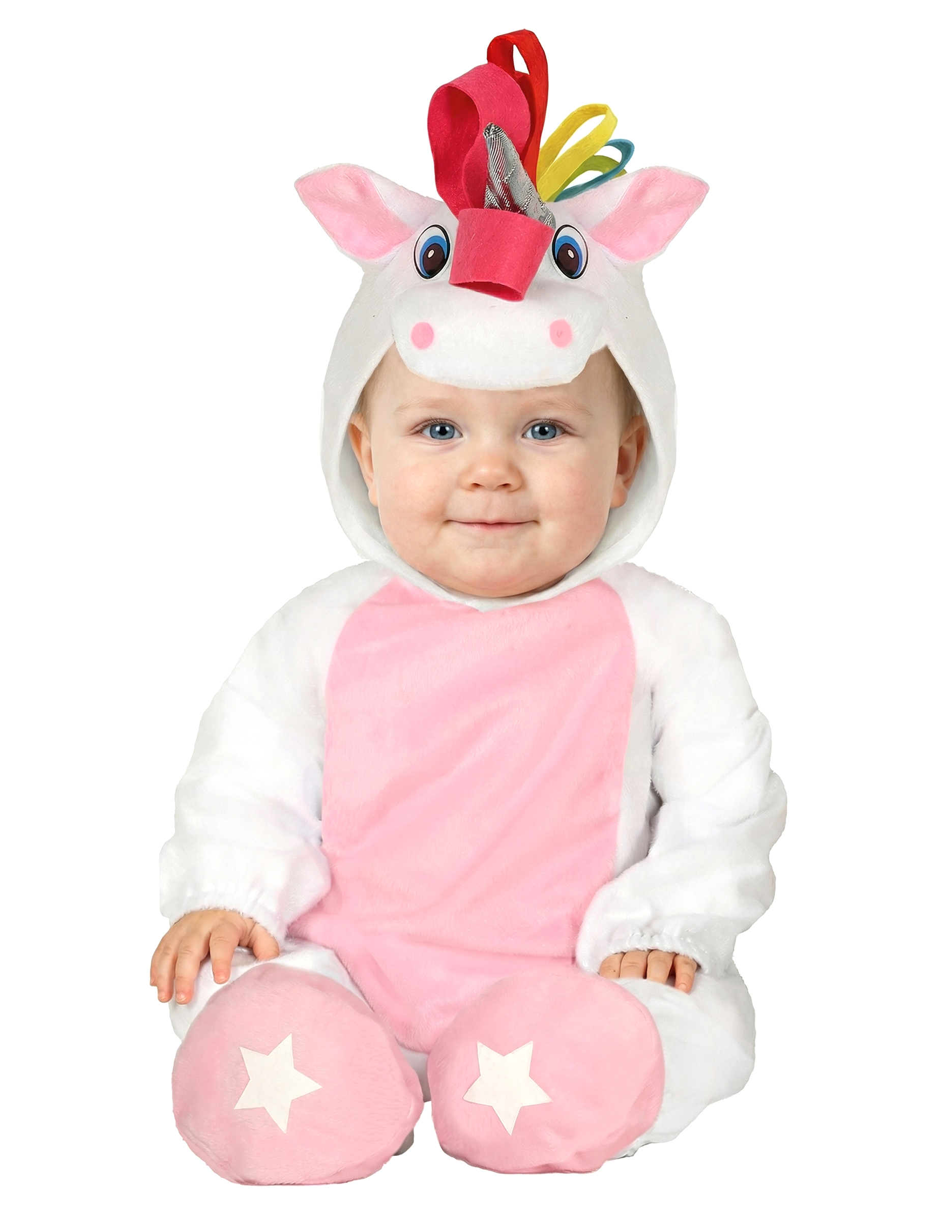 Einhorn-Kostüm für Babys Tier-Kostüm rosa-weiss Einhorn-Kostüm für Babys Tier-Kostüm rosa-weiss von FIESTAS GUIRCA, S.L.