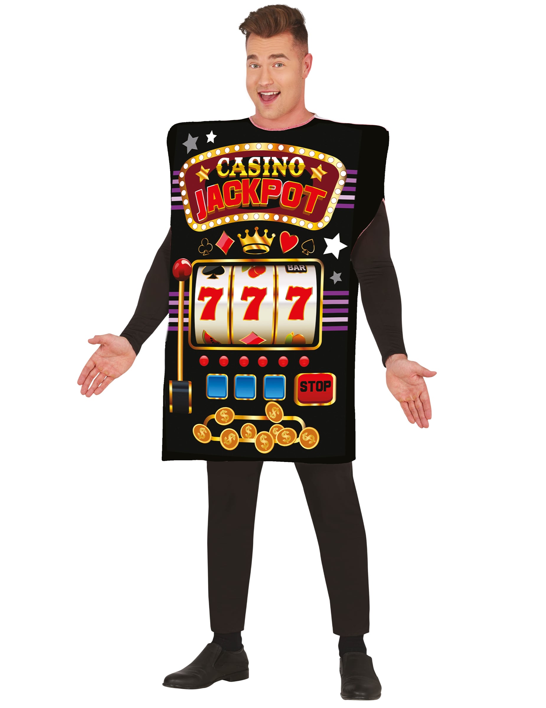 Jackpot-Casino-Kostüm für Erwachsene Jackpot-Casino-Kostüm für Erwachsene von FIESTAS GUIRCA, S.L.