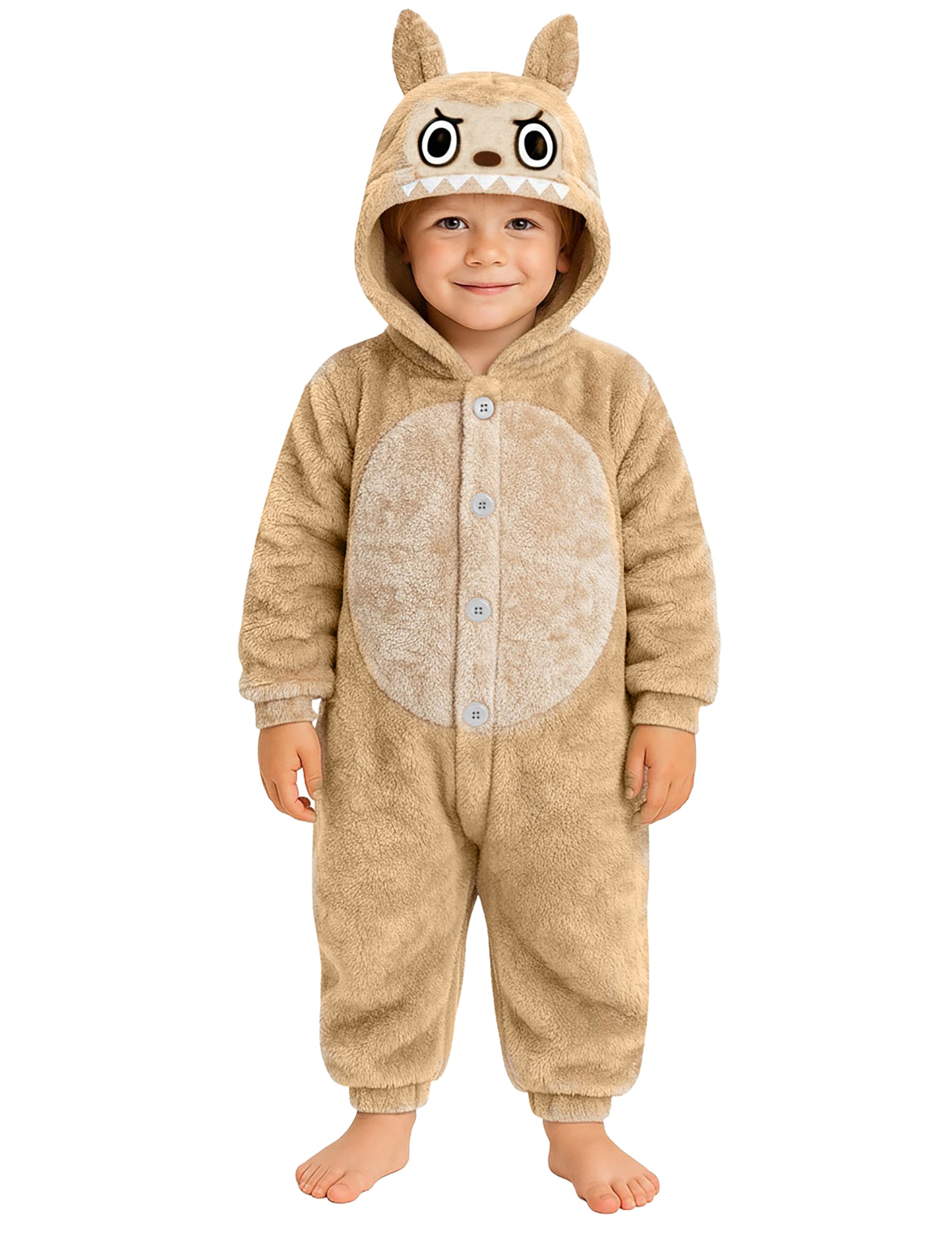 Monster Kinderkostüm Plüsch beige Monster Kinderkostüm Plüsch beige von FIESTAS GUIRCA, S.L.