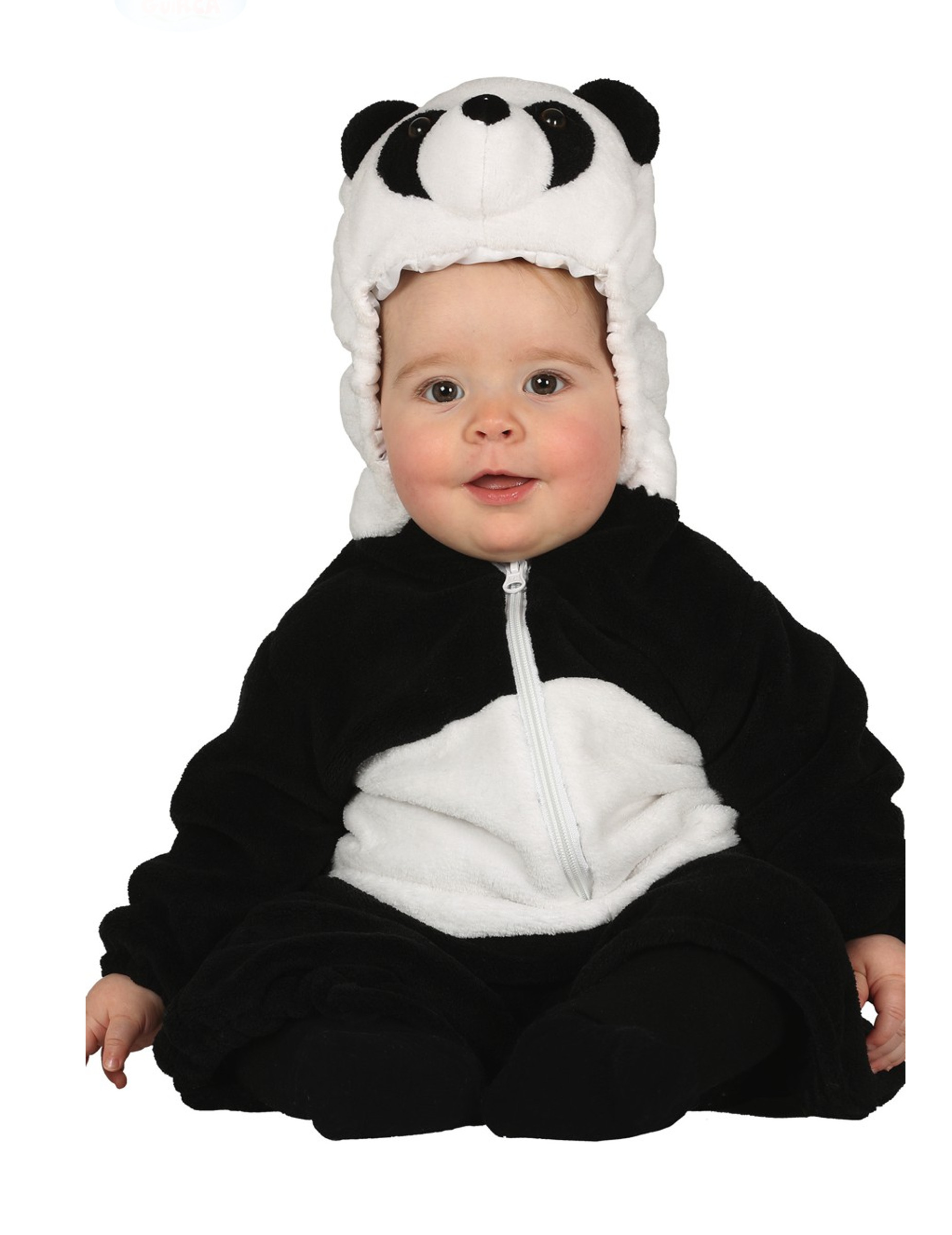 Panda-Kostüm für Babys und Kleinkinder Baby-Tier-Overall schwarz-weiss von FIESTAS GUIRCA, S.L.