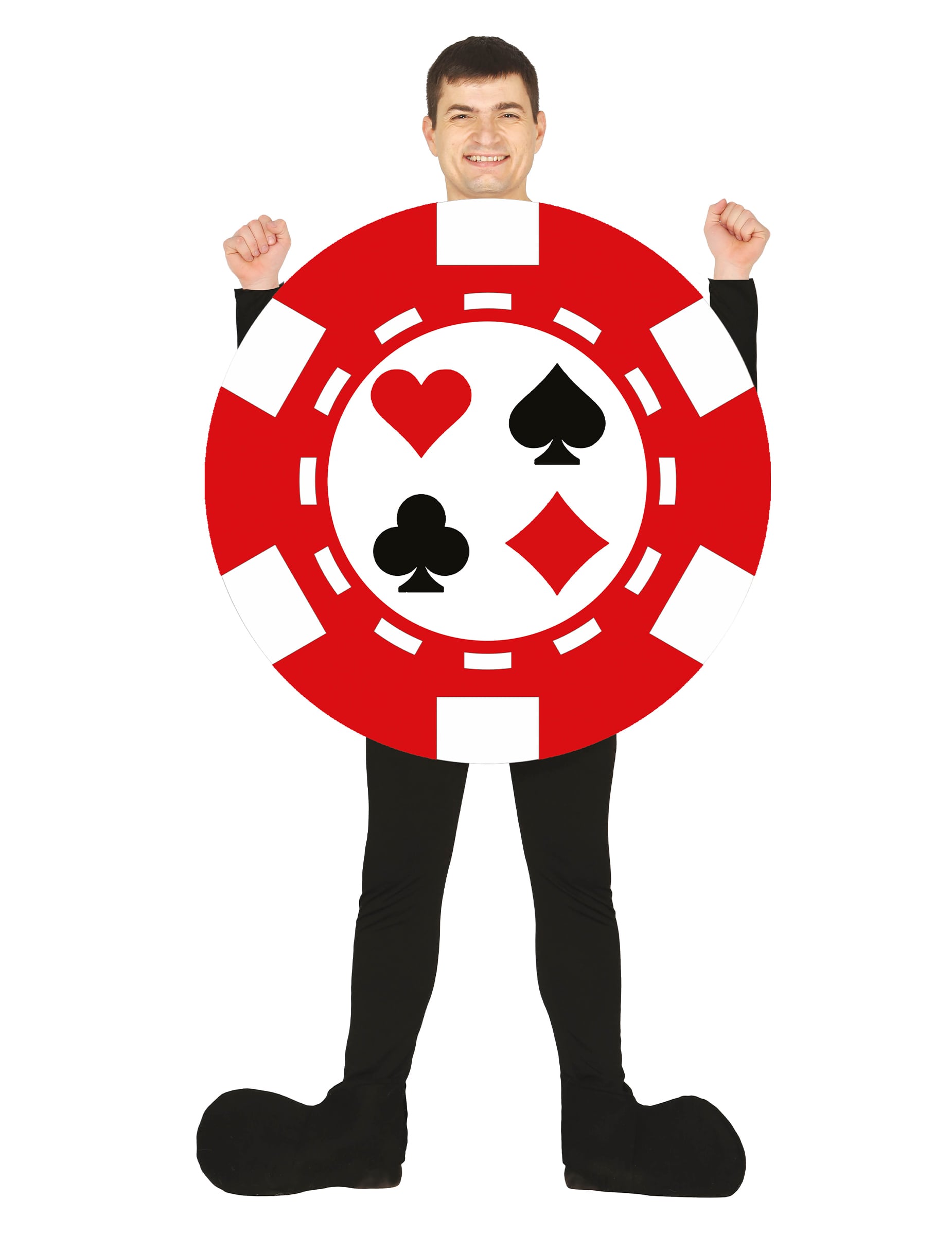 Pokerchip-Kostüm für Erwachsene Pokerchip-Kostüm für Erwachsene von FIESTAS GUIRCA, S.L.
