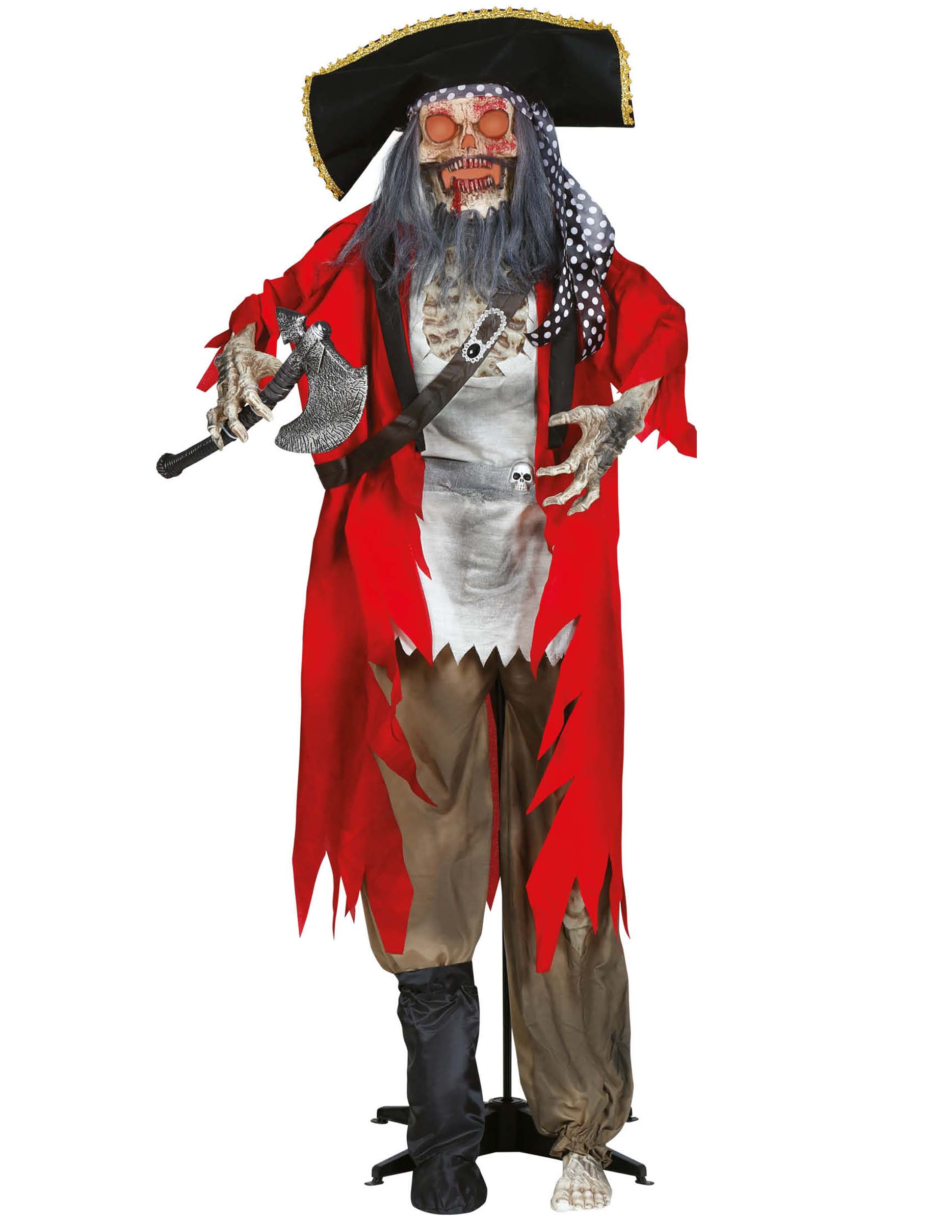 Riesiege Geisterpiratenfigur Deko 190 cm von FIESTAS GUIRCA, S.L.