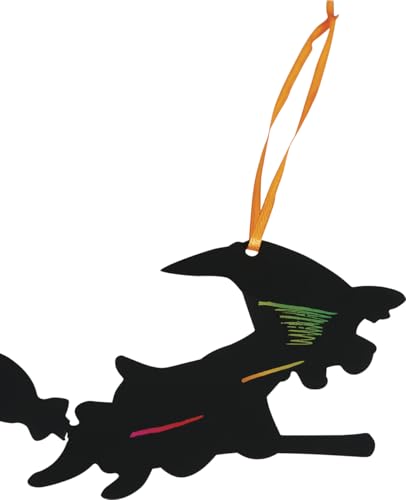 FIESTAS GUIRCA | 6 Halloween Silhouetten zum Ausmalen (12 cm) - Deko für Geisterhaus für Halloween und Themenpartys - Ideal für Halloweenfeiern und andere Feste - Schwarz von FIESTAS GUIRCA