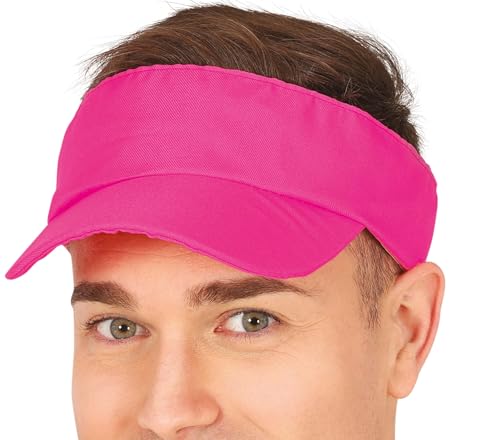 FIESTAS GUIRCA | 80er Schirmmütze Neon Pink - Kostümzubehör für 80er Jahre Partys und Sportevents - Ideal für Erwachsene Unisex - Perfekt für Karneval und Halloween - Rosa von FIESTAS GUIRCA