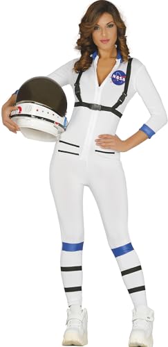 FIESTAS GUIRCA 84947.0 Astronauten-Kostüm für Erwachsene, Mujeres, weiß, Talla 36-40 von FIESTAS GUIRCA