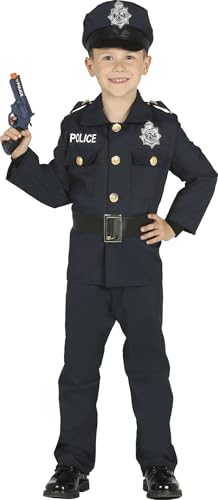 FIESTAS GUIRCA Costume da poliziotto agente di Polizia Americano Bambino Bambina, 10-12 anni von FIESTAS GUIRCA