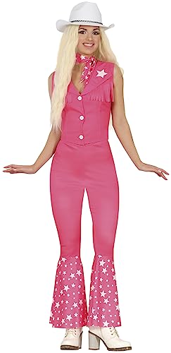 FIESTAS GUIRCA Rosa Rodeo Doll Karneval Kostüm Damen – Country Cowgirl Kostüm Damen Rosa – Karnevalskostüm Damen Cowgirl Pink – Kindheitshelden Kostüm Damen Größe L 40-42 von FIESTAS GUIRCA