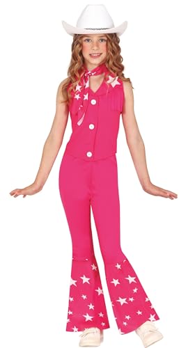 FIESTAS GUIRCA Rosa Rodeo Doll Karneval Kostüm Mädchen – Country Cowgirl Kostüm Rosa – Cowgirl Pink Fasching Karneval Kostüm Kinder Mädchen 5-6 Jahre von FIESTAS GUIRCA