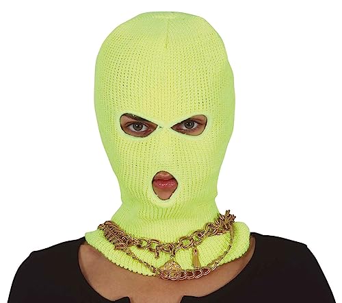 FIESTAS GUIRCA Sturmhaube Kapuze Balaclava Aktivist Neon (Gelb) von FIESTAS GUIRCA