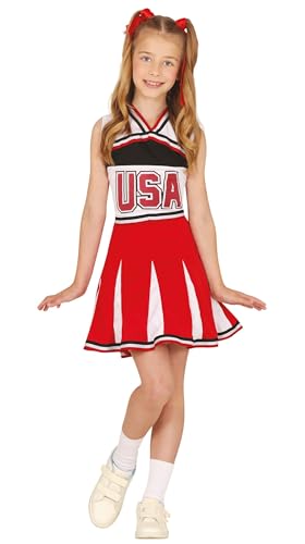 FIESTAS GUIRCA Superstar Cheerleader Kostüm Kinder - Alter 14-16 J. - Cheerleader Outfit Rot Weiß Schwarz - USA Schulmädchen Uniform Karneval, Fasching, Fastnacht Faschingskostüme Teenager Mädchen FIESTAS GUIRCA Superstar Cheerleader Kostüm Kinder - Alter 14-16 J. - Cheerleader Outfit Rot Weiß Schwarz - USA Schulmädchen Uniform Karneval, Fasching, Fastnacht Faschingskostüme Teenager Mädchen von FIESTAS GUIRCA
