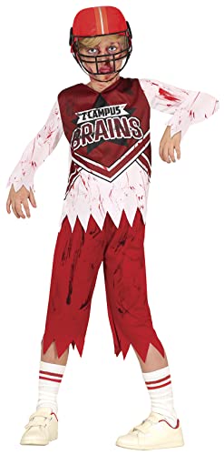 FIESTAS GUIRCA Zombie Quarterback Kostüm – Blutiger Rugby Football Spieler Uniform – Halloween Kinder Kostüm für Jungen von 10-12 Jahren von FIESTAS GUIRCA