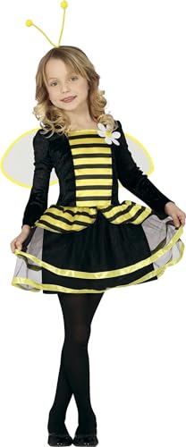 Fiestas Guirca Bienen Kostüm für Mädchen - Ballerina Biene Kleid für kinder inkl. Flügel u. Haarreif - Alter 5-6 Jahre - Tierkostüme für Karneval, Fasching, Halloween, Themen Party, Sommer Party von Fiestas Guirca